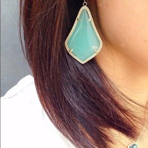 Kendra Scott Alexandra chalcedony earrings